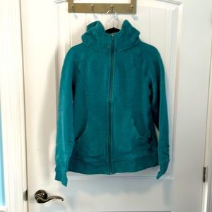 Lululemon Scuba Hoodie, Size 10 Teal